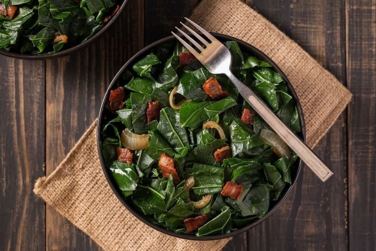 Nutrition Scotland - Spring greens with pancetta
